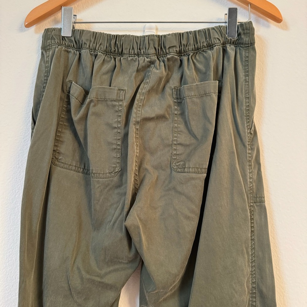 Lou & Grey Cosmic Drawstring Joggers Olive Army Green S - Picture 7 of 14